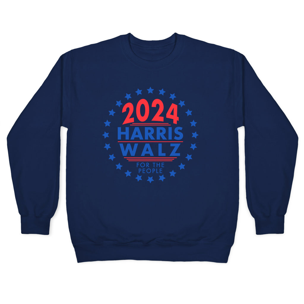 2024 Harris Walz For The People Crewneck Sweatshirt