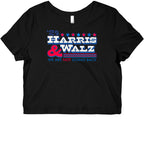Harris and Walz 2024 We are NOT Going Back Graphic Baby Tee