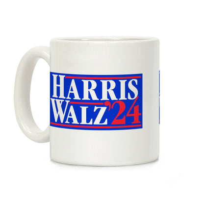 Harris Walz 2024 Blue Coffee Mug