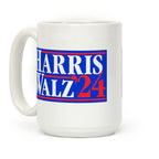 Harris Walz 2024 Blue Coffee Mug