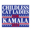 Patriotic Childless Cat Ladies for Kamala Sticker