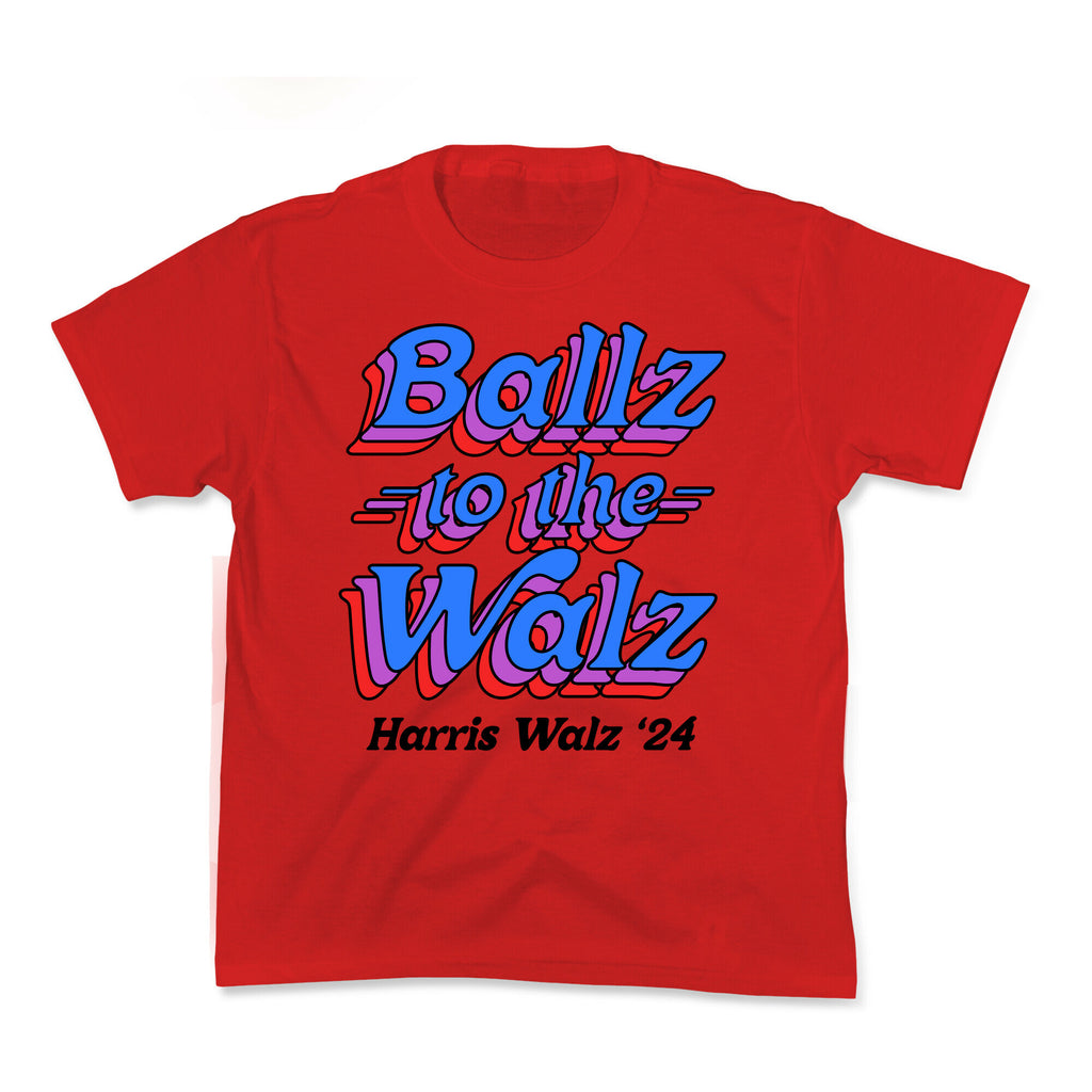 Ballz to the Walz (Harris Walz 2024) Kids Tee