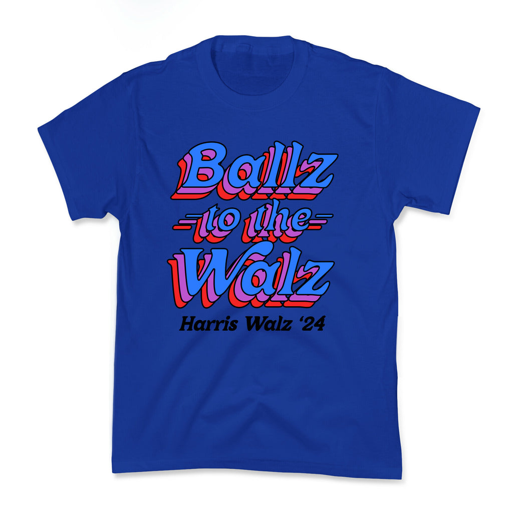 Ballz to the Walz (Harris Walz 2024) Kids Tee
