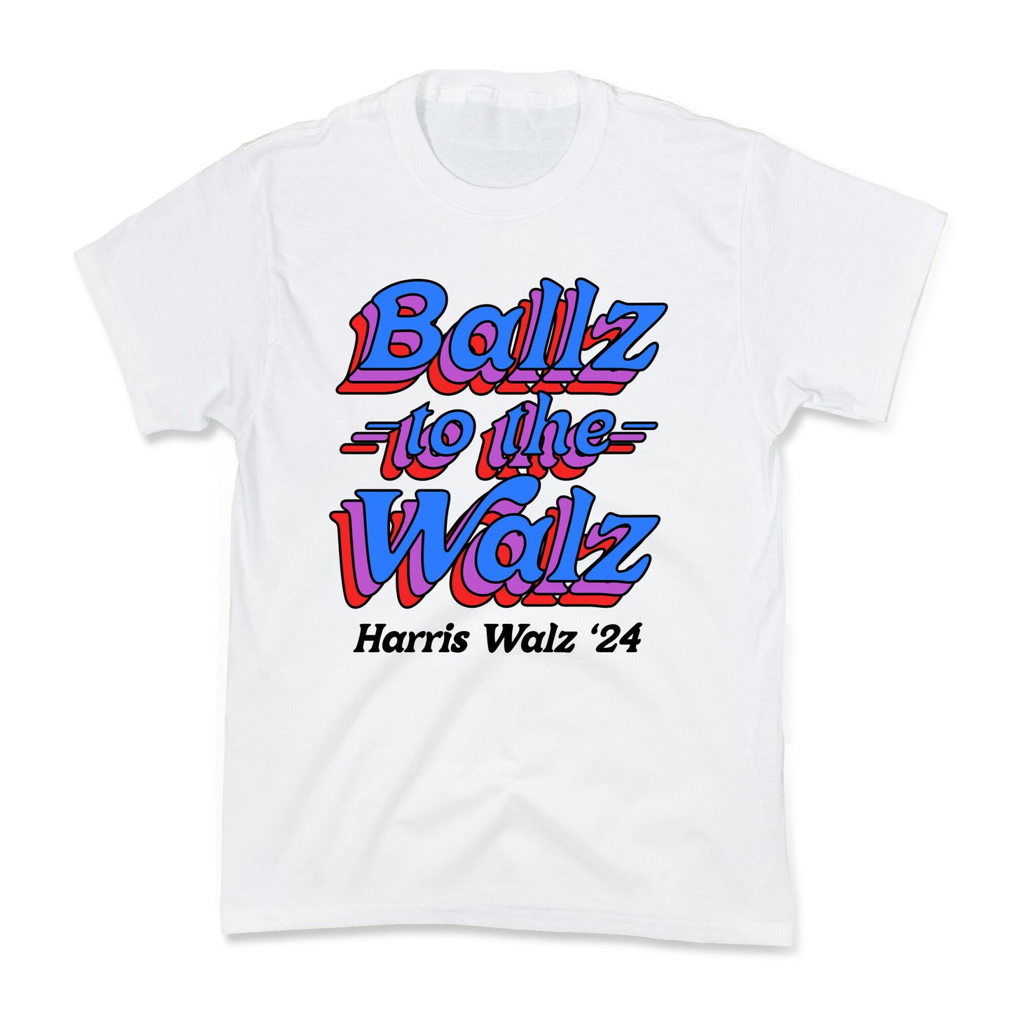 Ballz to the Walz (Harris Walz 2024) Kids Tee