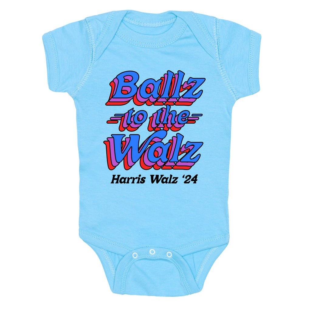 Ballz to the Walz (Harris Walz 2024) Baby One-Piece