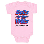 Ballz to the Walz (Harris Walz 2024) Baby One-Piece