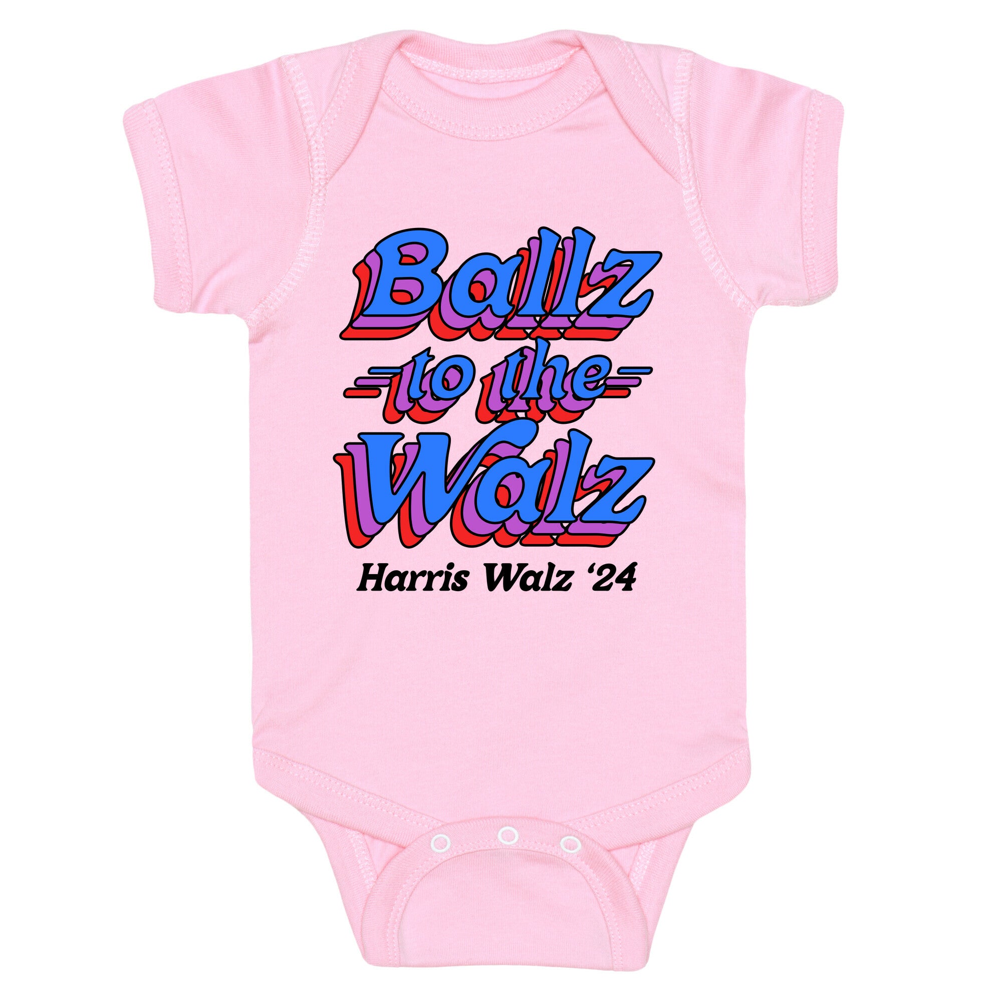 Ballz to the Walz (Harris Walz 2024) Baby One-Piece