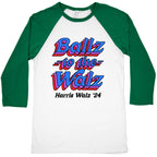 Ballz to the Walz (Harris Walz 2024) Baseball Tee