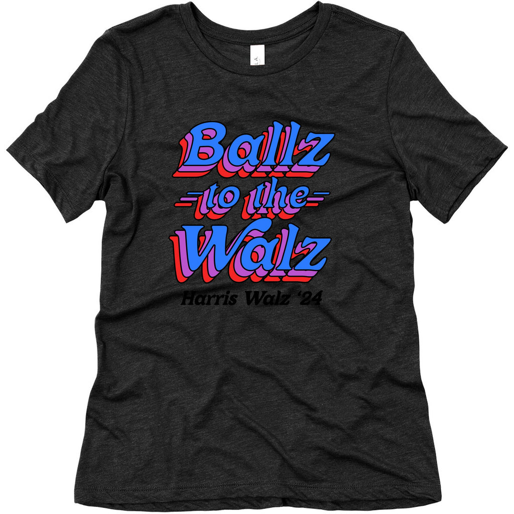 Ballz to the Walz (Harris Walz 2024) Womens Triblend Tee