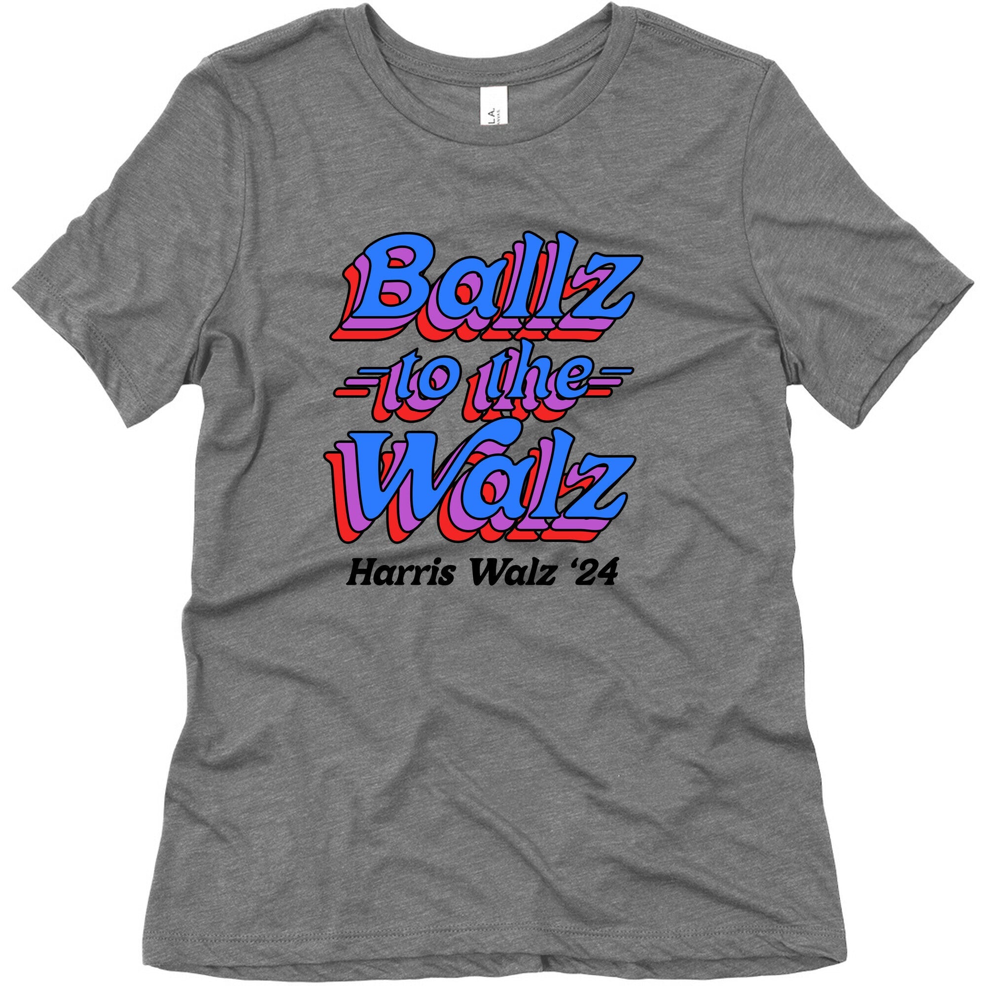 Ballz to the Walz (Harris Walz 2024) Womens Triblend Tee