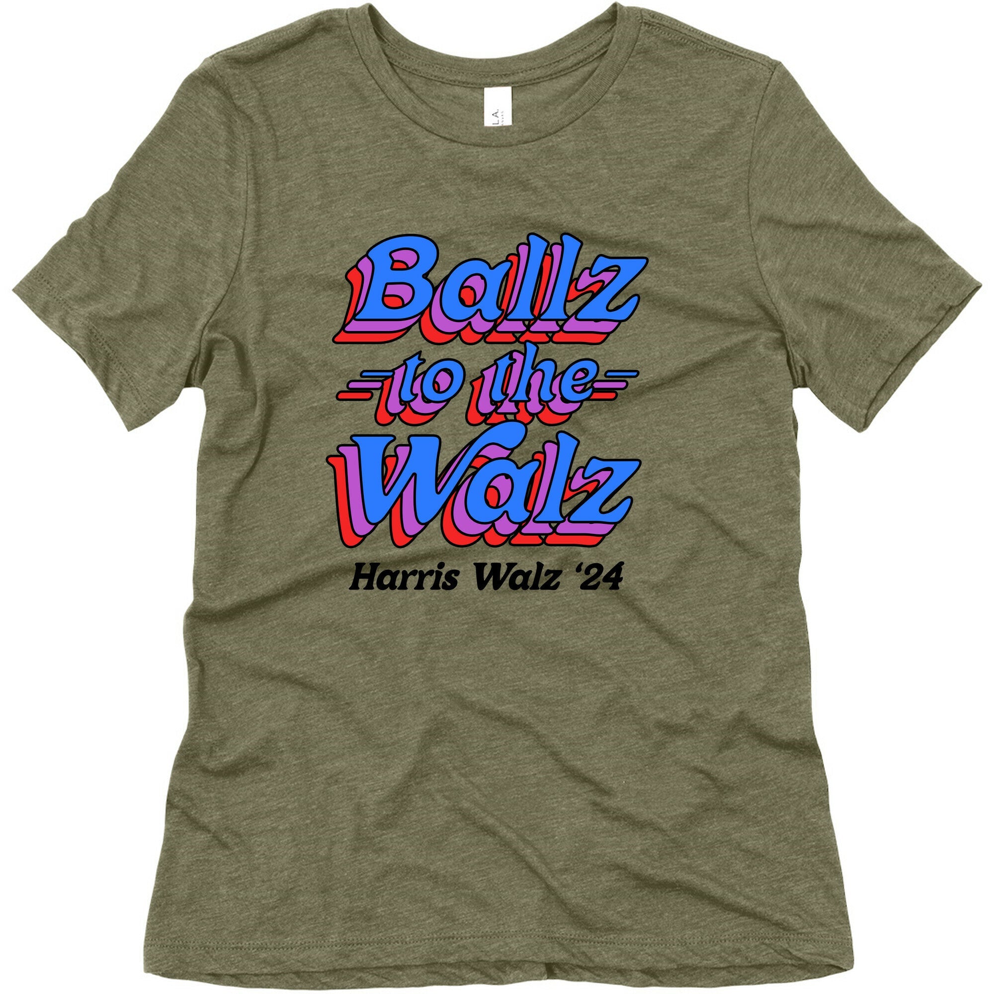 Ballz to the Walz (Harris Walz 2024) Womens Triblend Tee