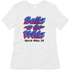 Ballz to the Walz (Harris Walz 2024) Womens Triblend Tee
