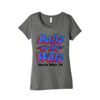 Ballz to the Walz (Harris Walz 2024) Womens Triblend Tee