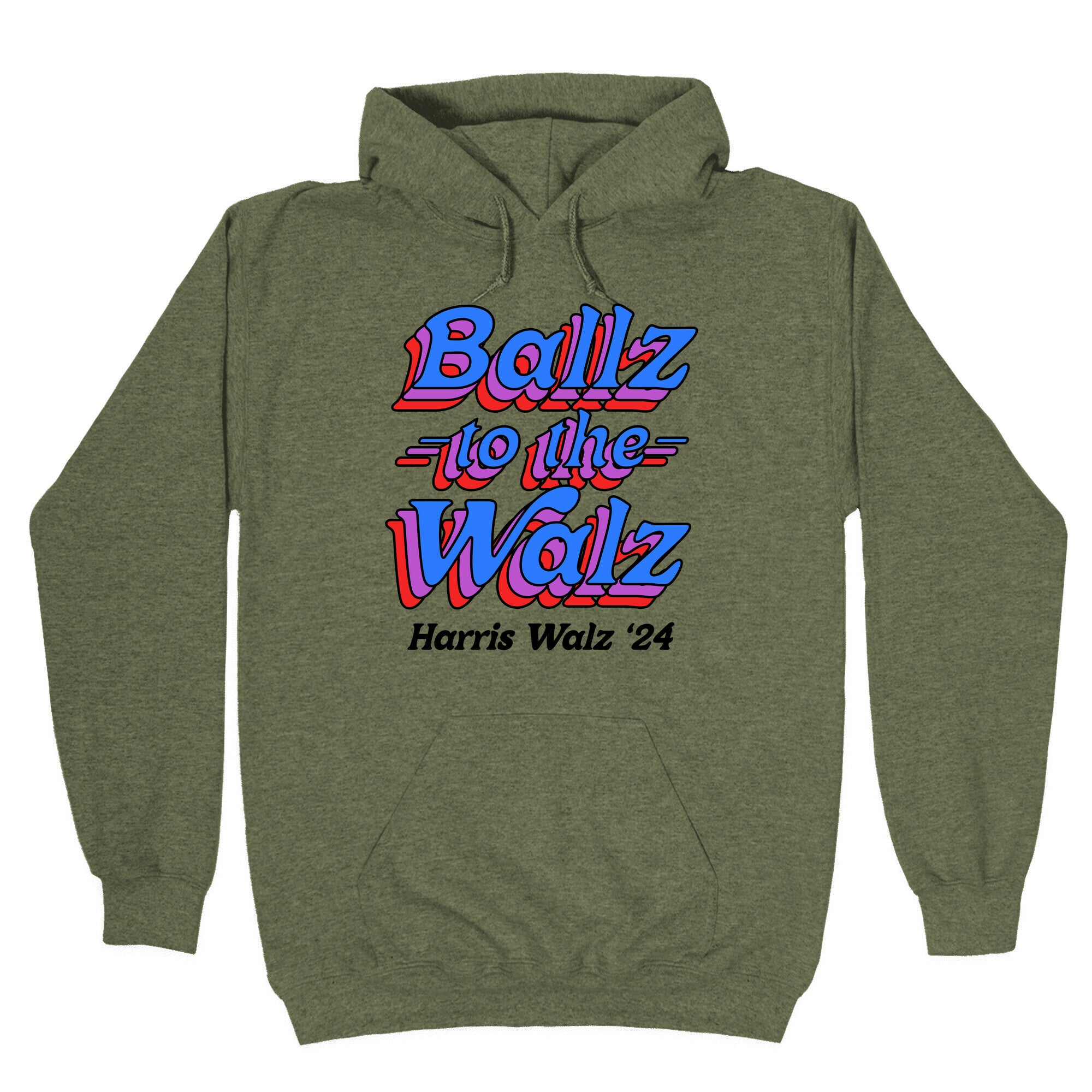 Ballz to the Walz (Harris Walz 2024) Hoodie