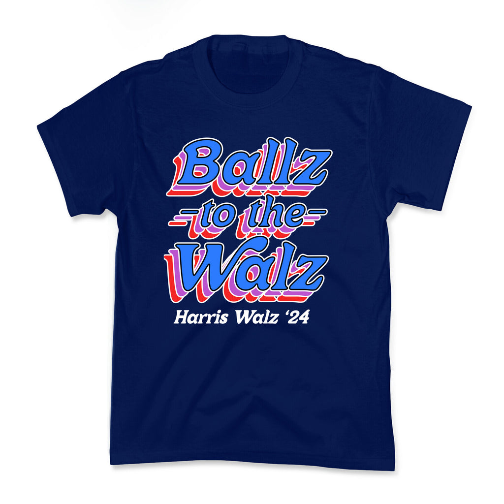 Ballz to the Walz (Harris Walz 2024) Kids Tee