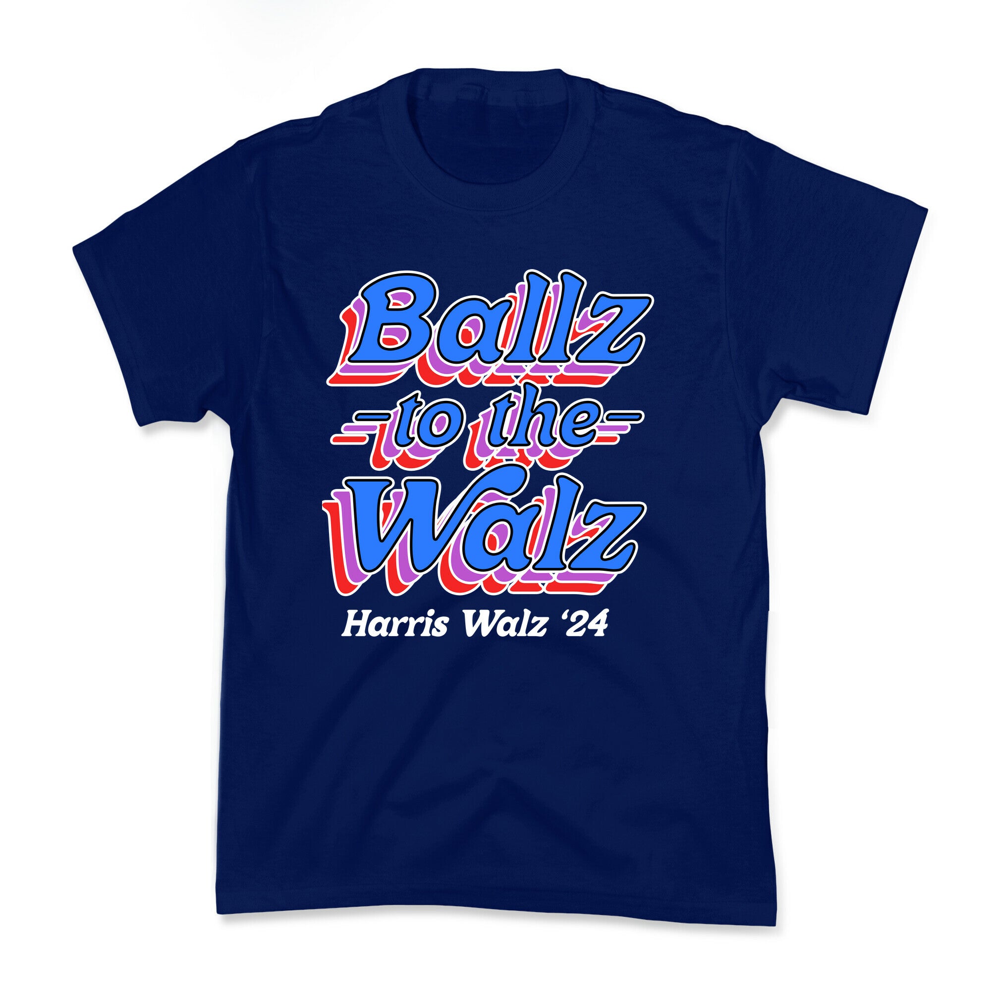 Ballz to the Walz (Harris Walz 2024) Kids Tee
