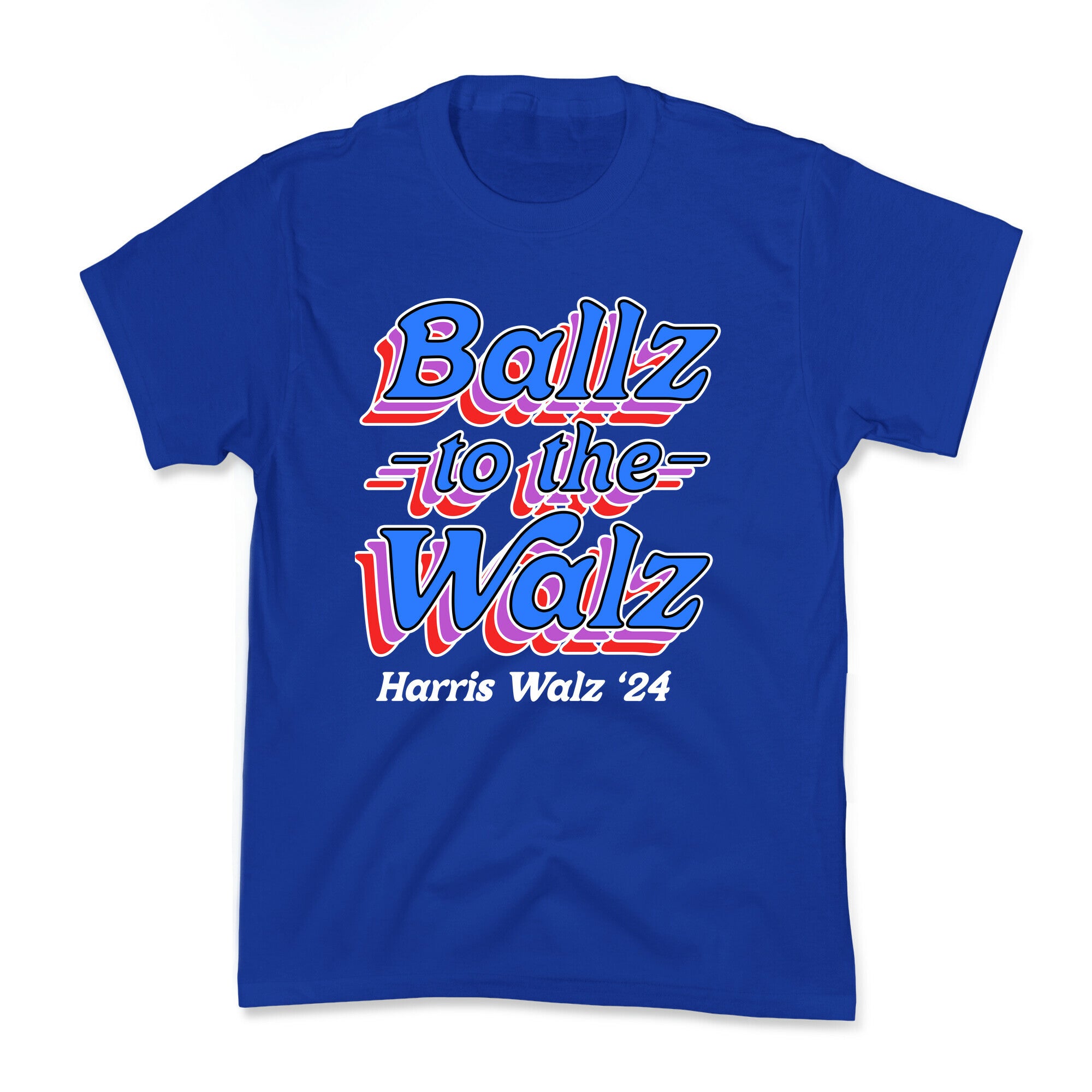 Ballz to the Walz (Harris Walz 2024) Kids Tee