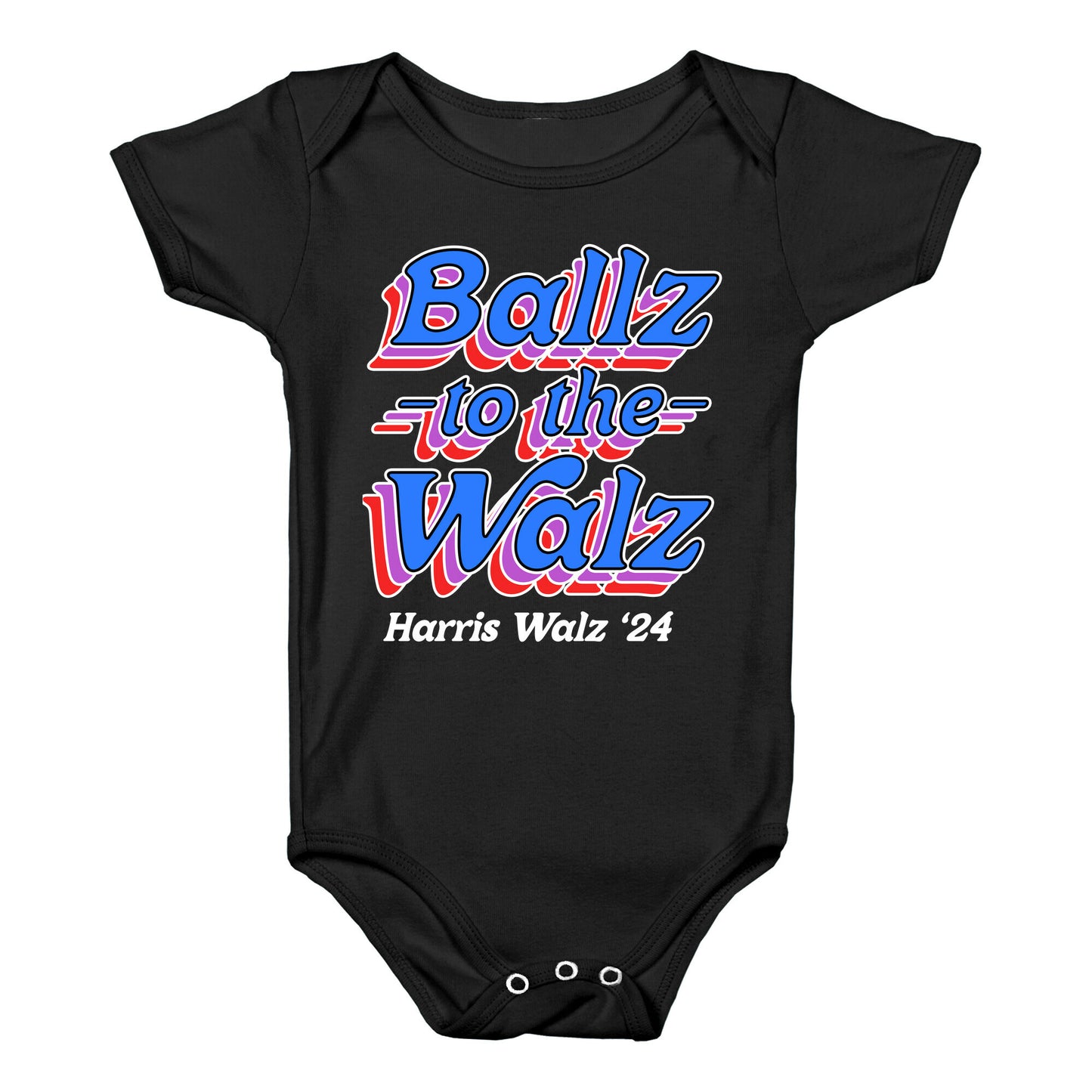 Ballz to the Walz (Harris Walz 2024) Baby One-Piece