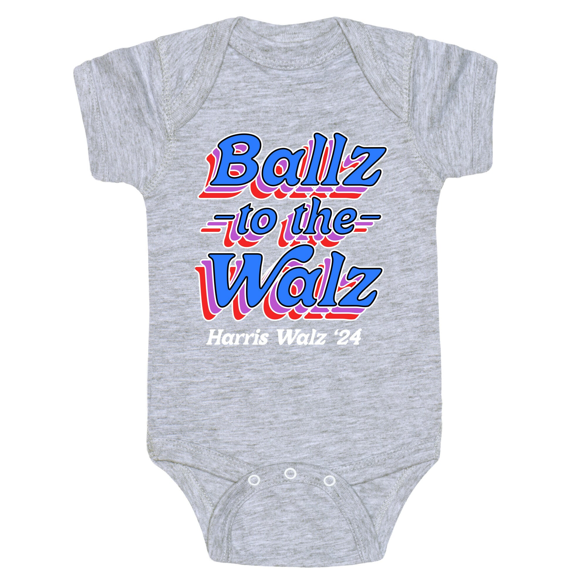 Ballz to the Walz (Harris Walz 2024) Baby One-Piece