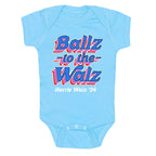 Ballz to the Walz (Harris Walz 2024) Baby One-Piece