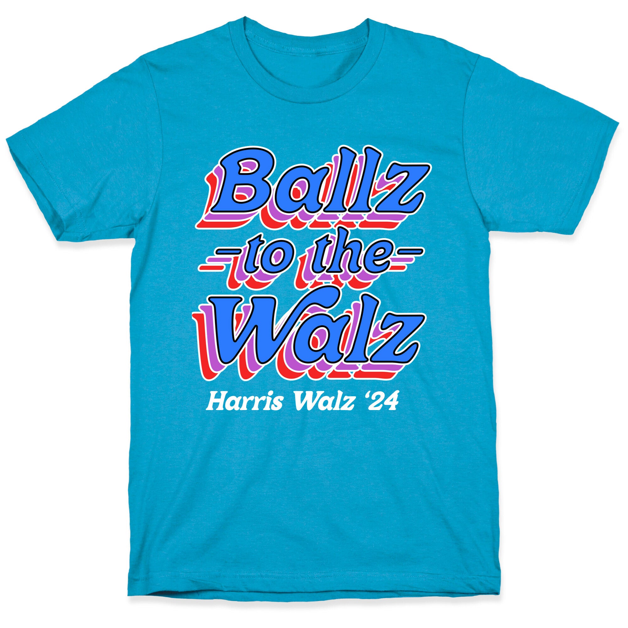 Ballz to the Walz (Harris Walz 2024) Unisex Triblend Tee