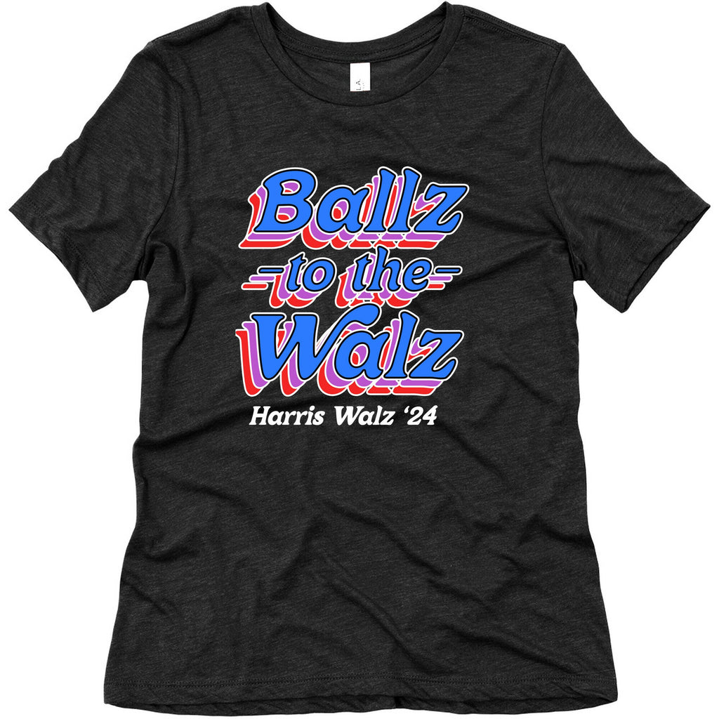 Ballz to the Walz (Harris Walz 2024) Womens Triblend Tee