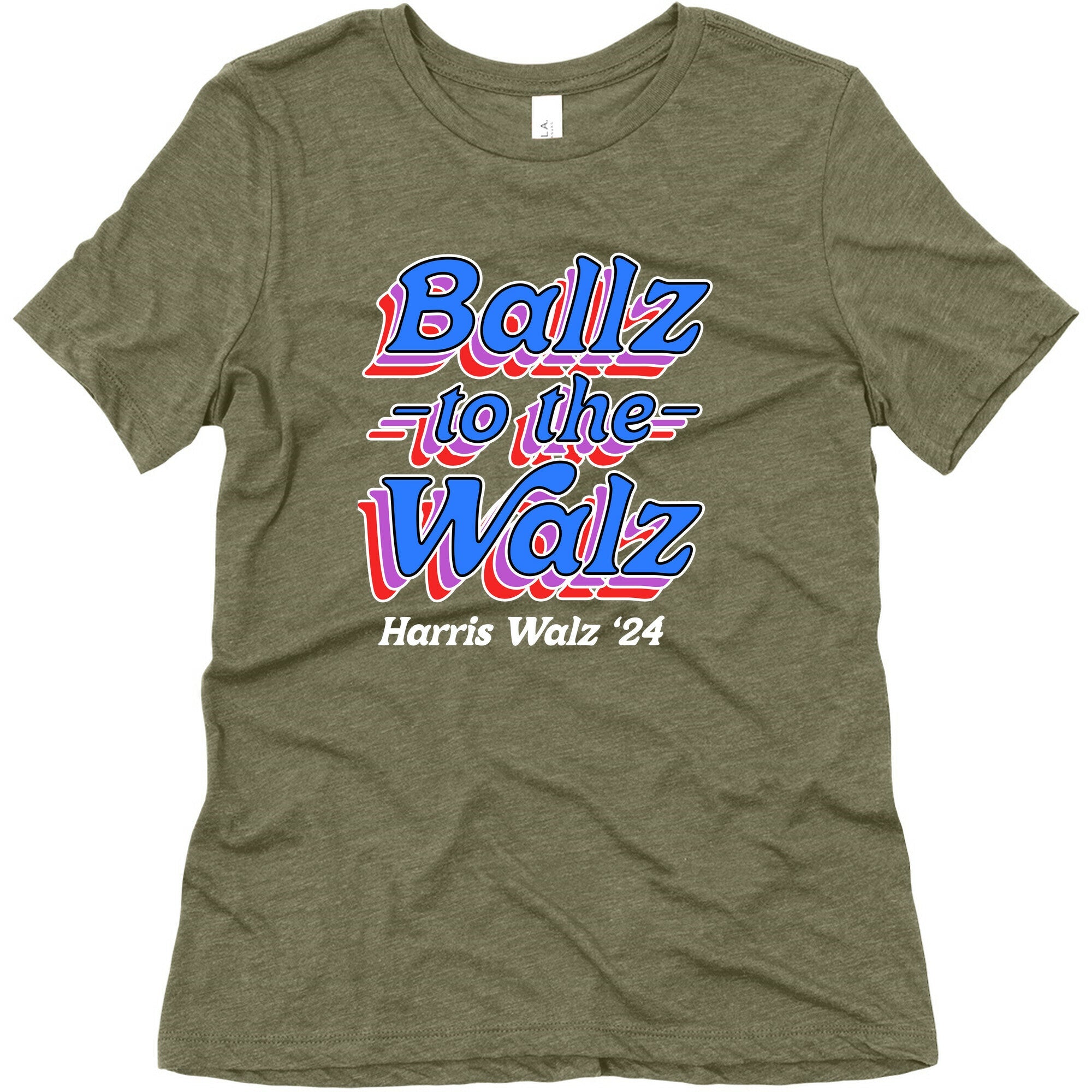 Ballz to the Walz (Harris Walz 2024) Womens Triblend Tee
