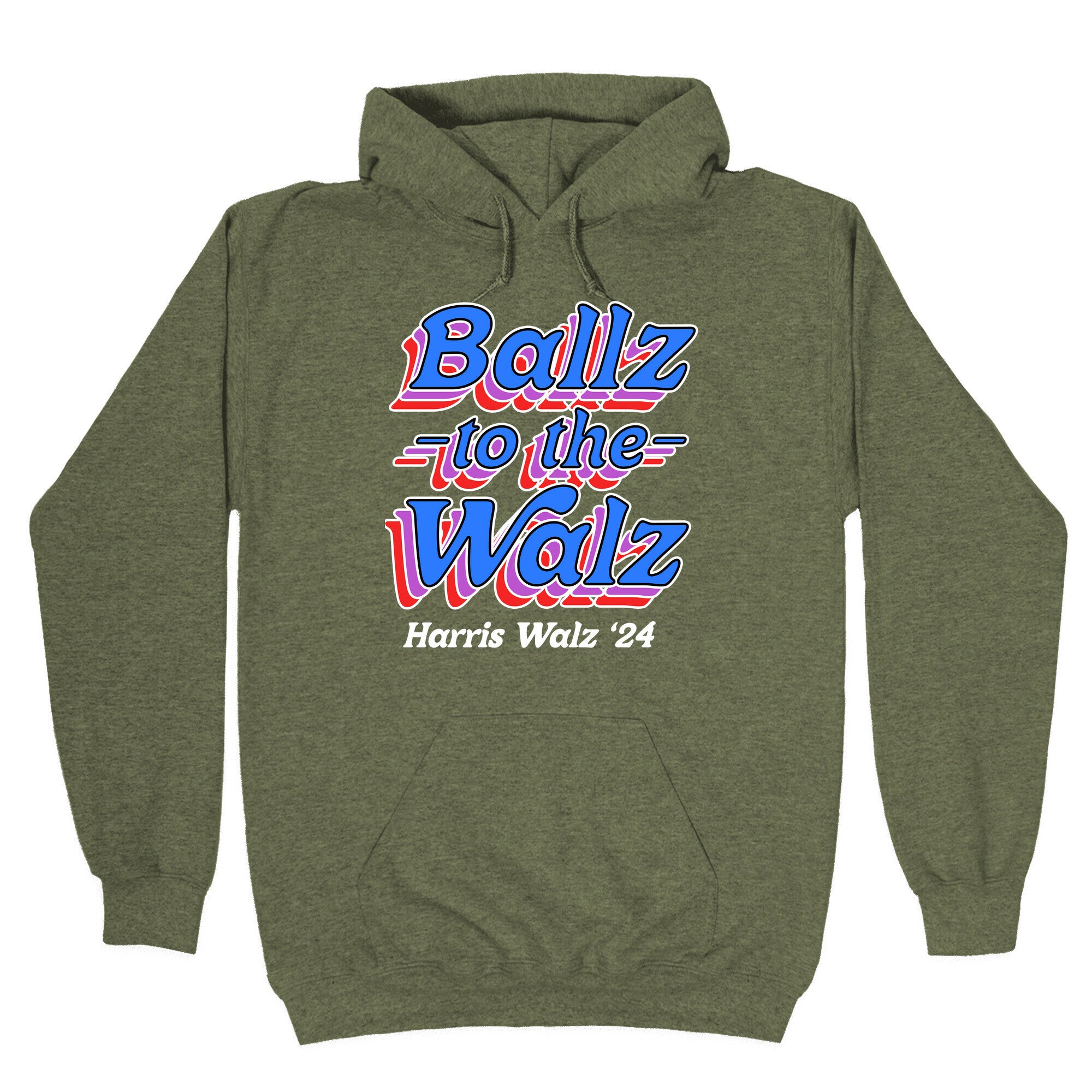 Ballz to the Walz (Harris Walz 2024) Hoodie