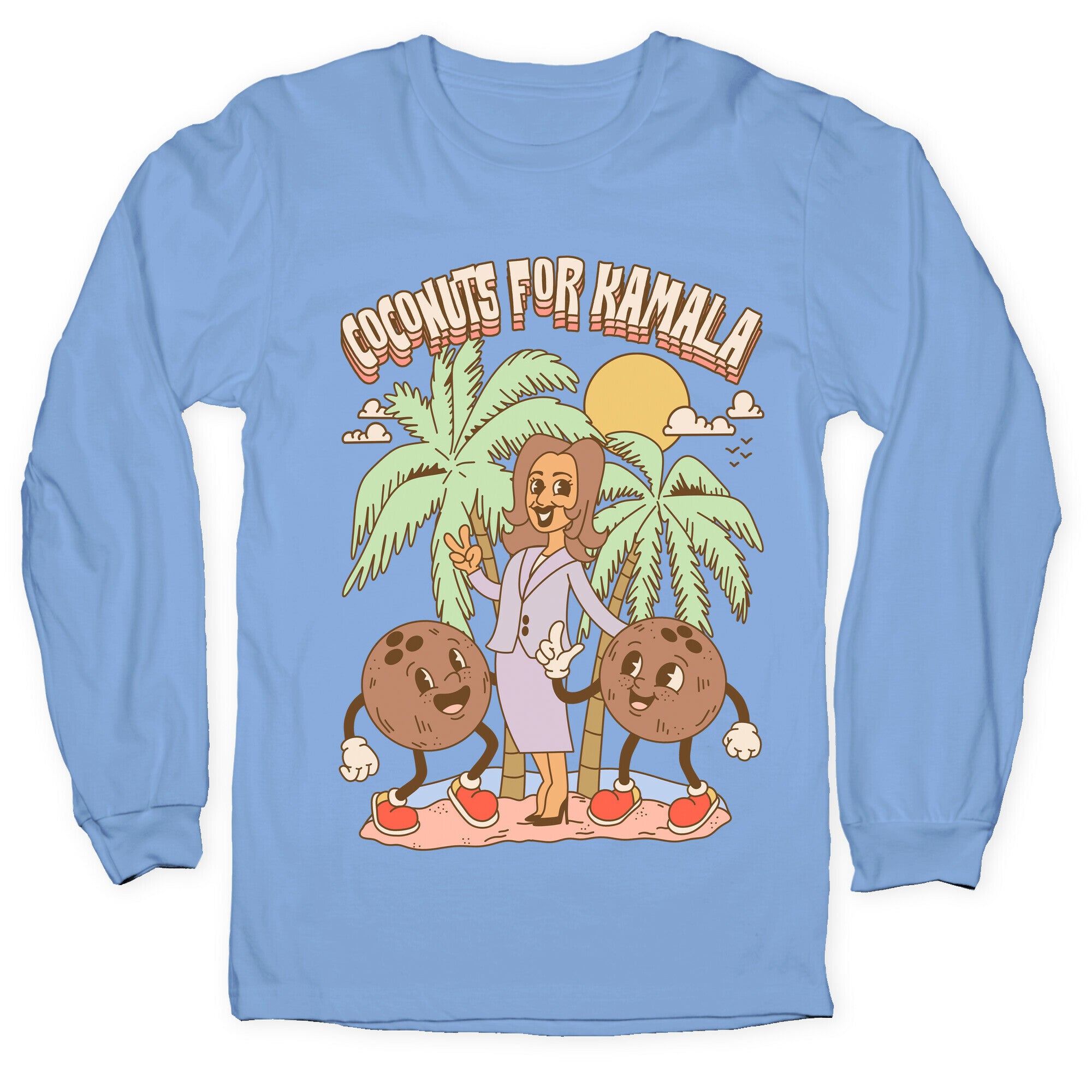 Coconuts For Kamala Longsleeve Tee
