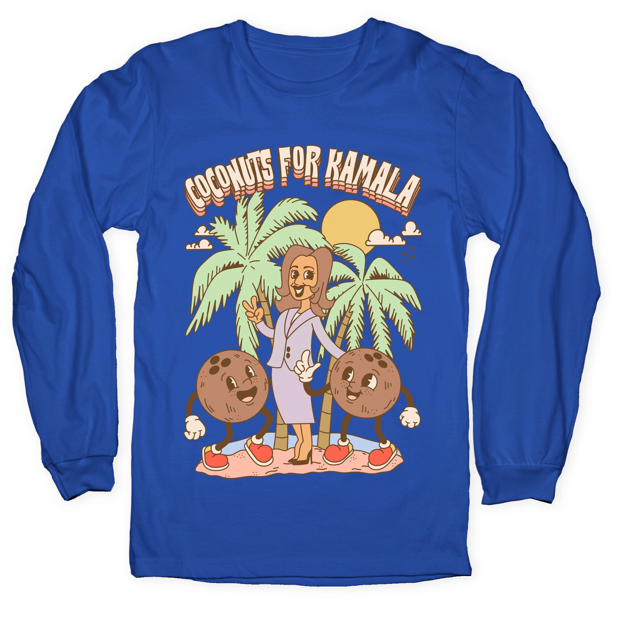 Coconuts For Kamala Longsleeve Tee