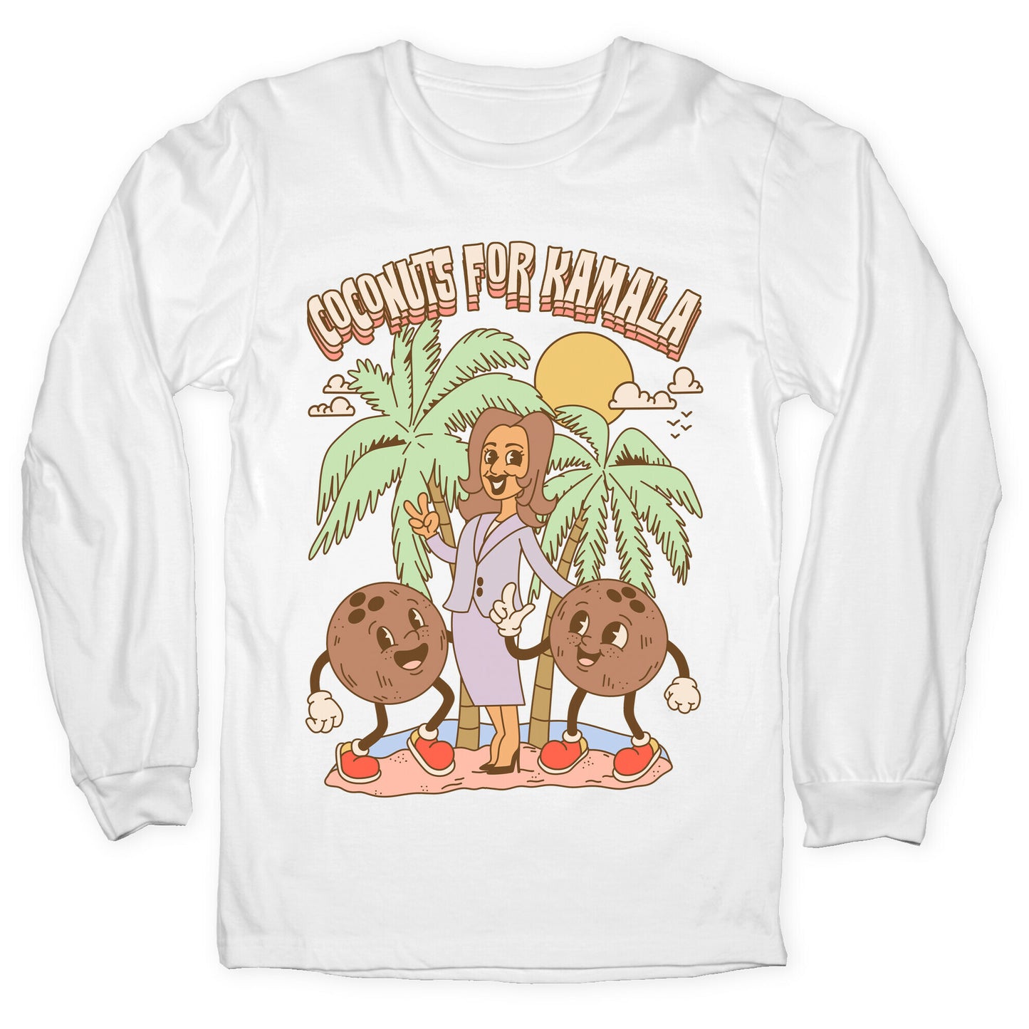 Coconuts For Kamala Longsleeve Tee