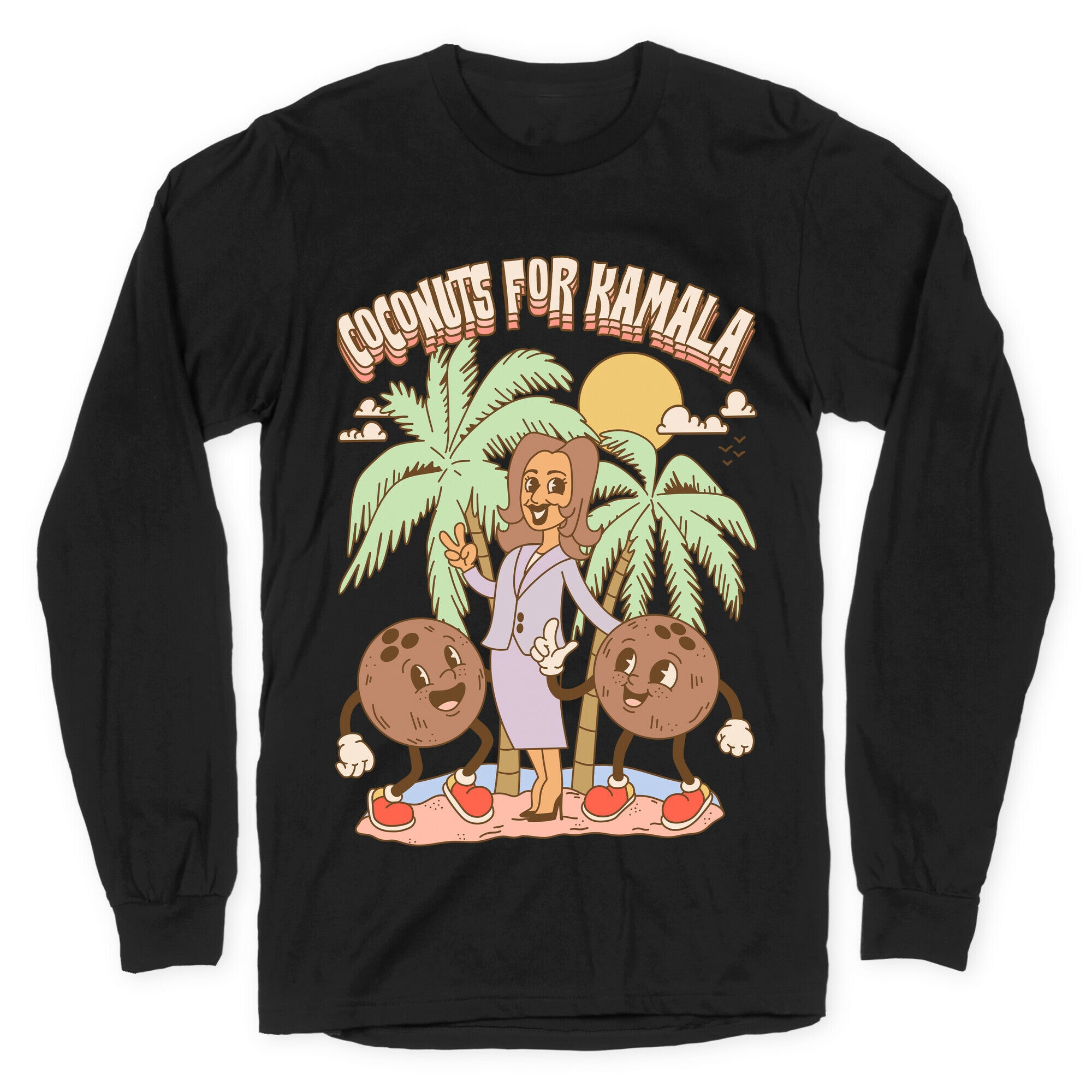 Coconuts For Kamala Longsleeve Tee