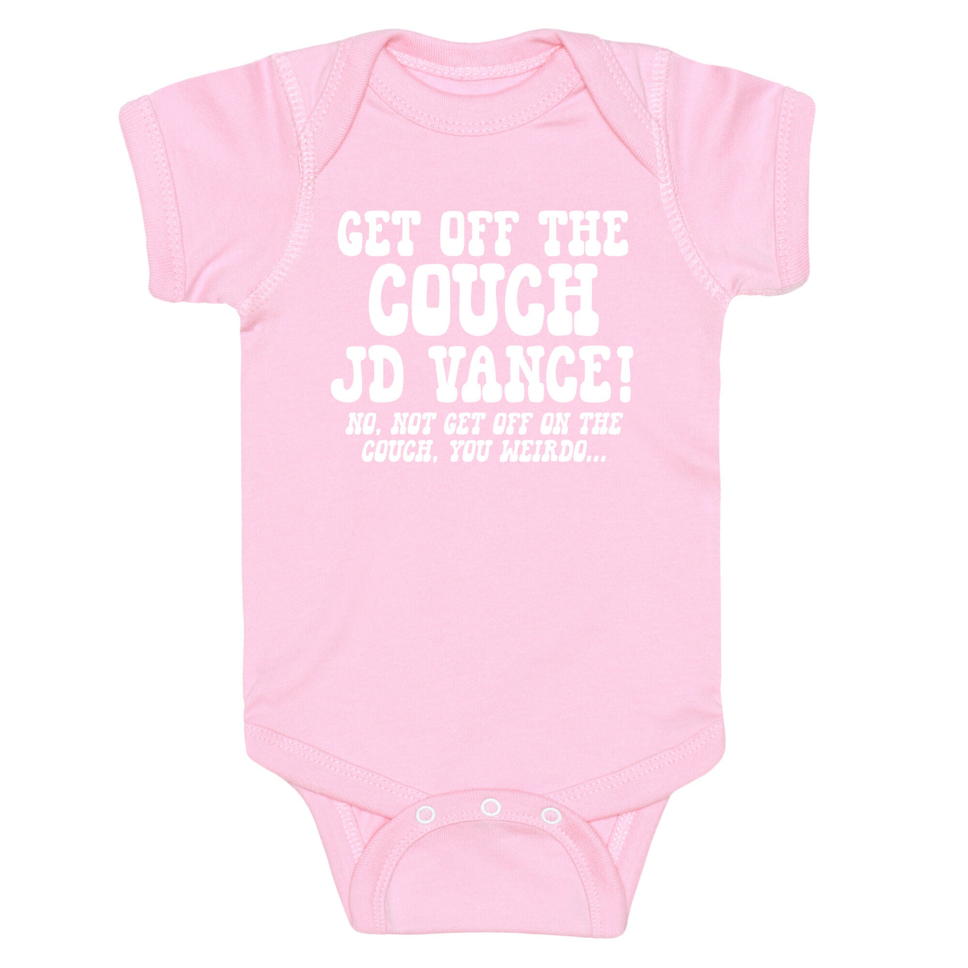 Get Off The Couch JD Vance Baby One-Piece