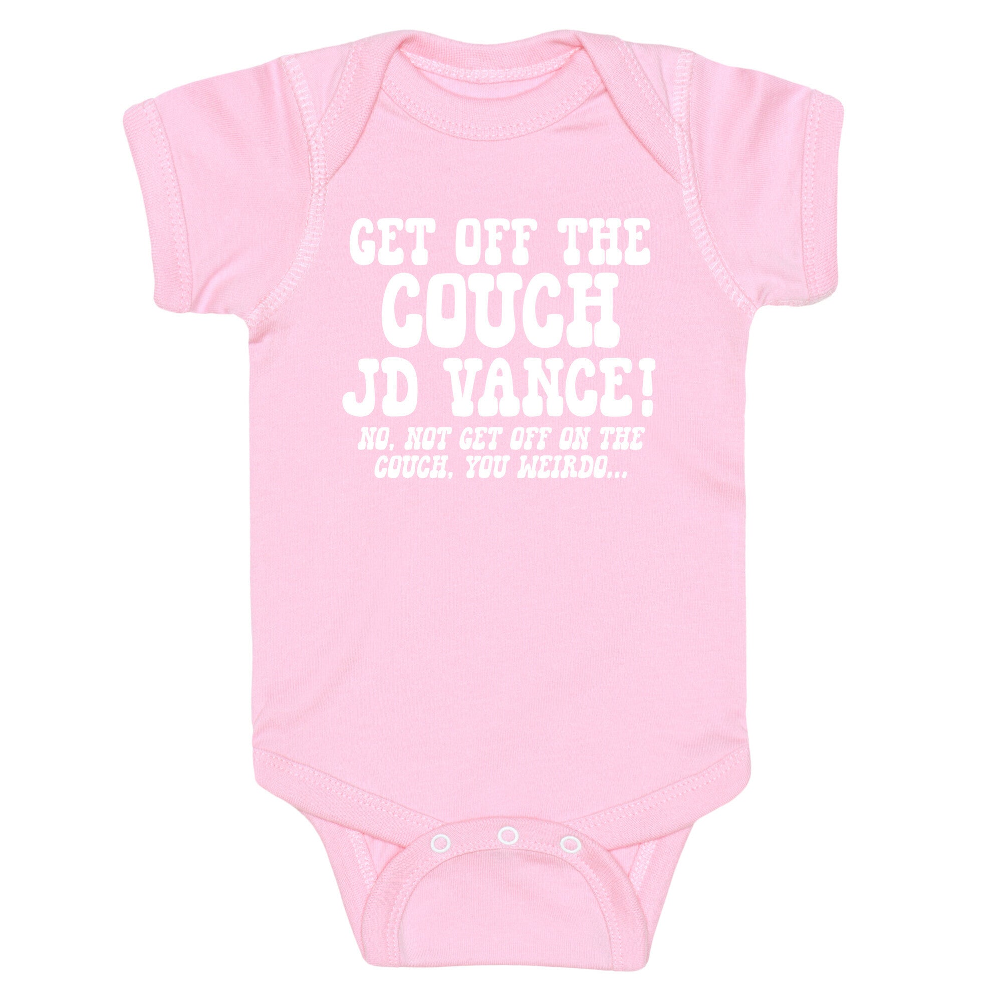 Get Off The Couch JD Vance Baby One-Piece