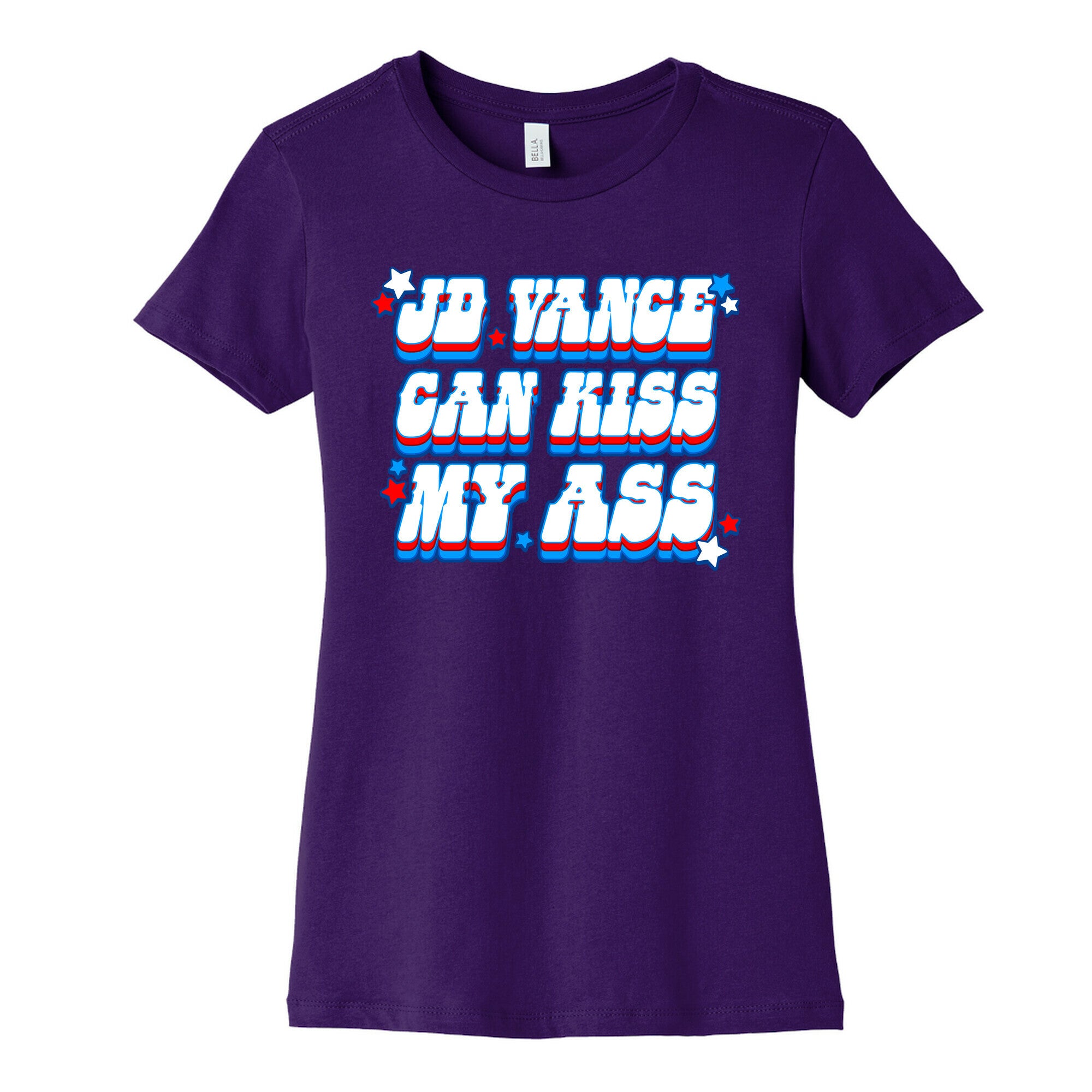 JD Vance Can Kiss My Ass Womens Cotton Tee