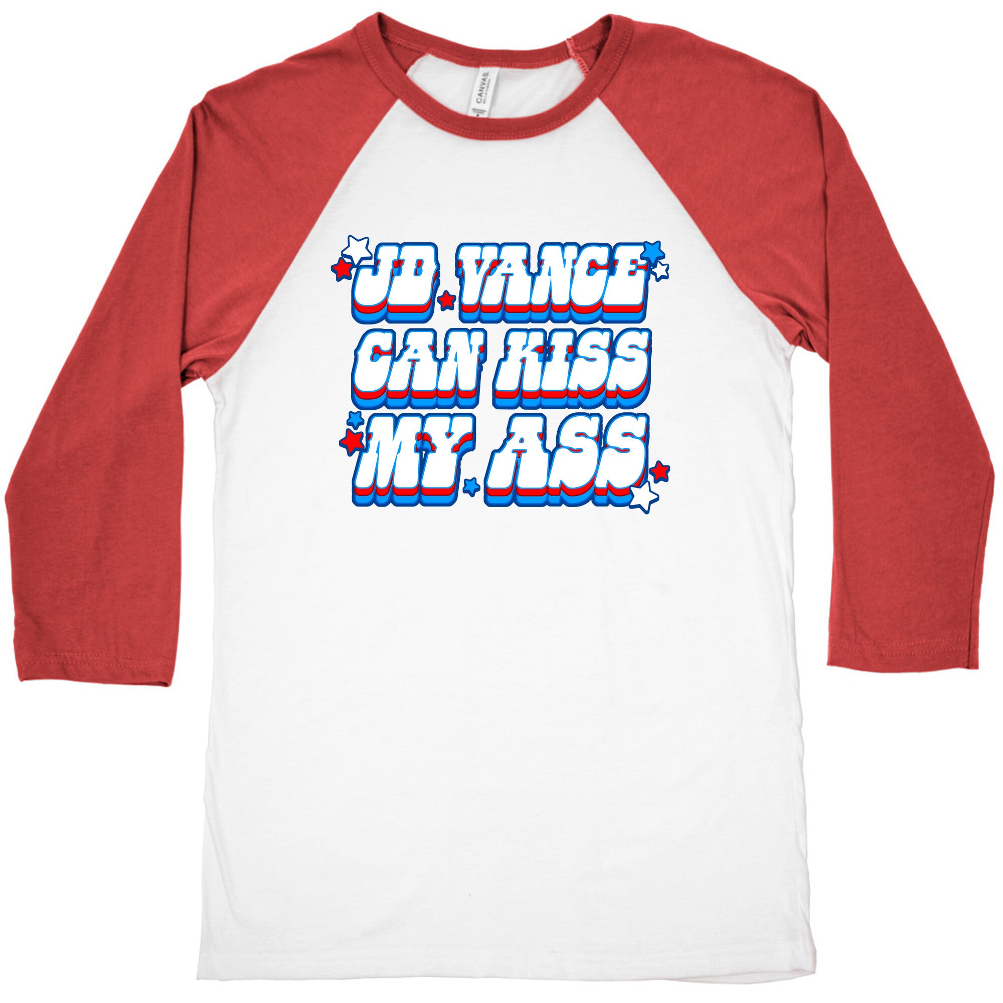 JD Vance Can Kiss My Ass Baseball Tee