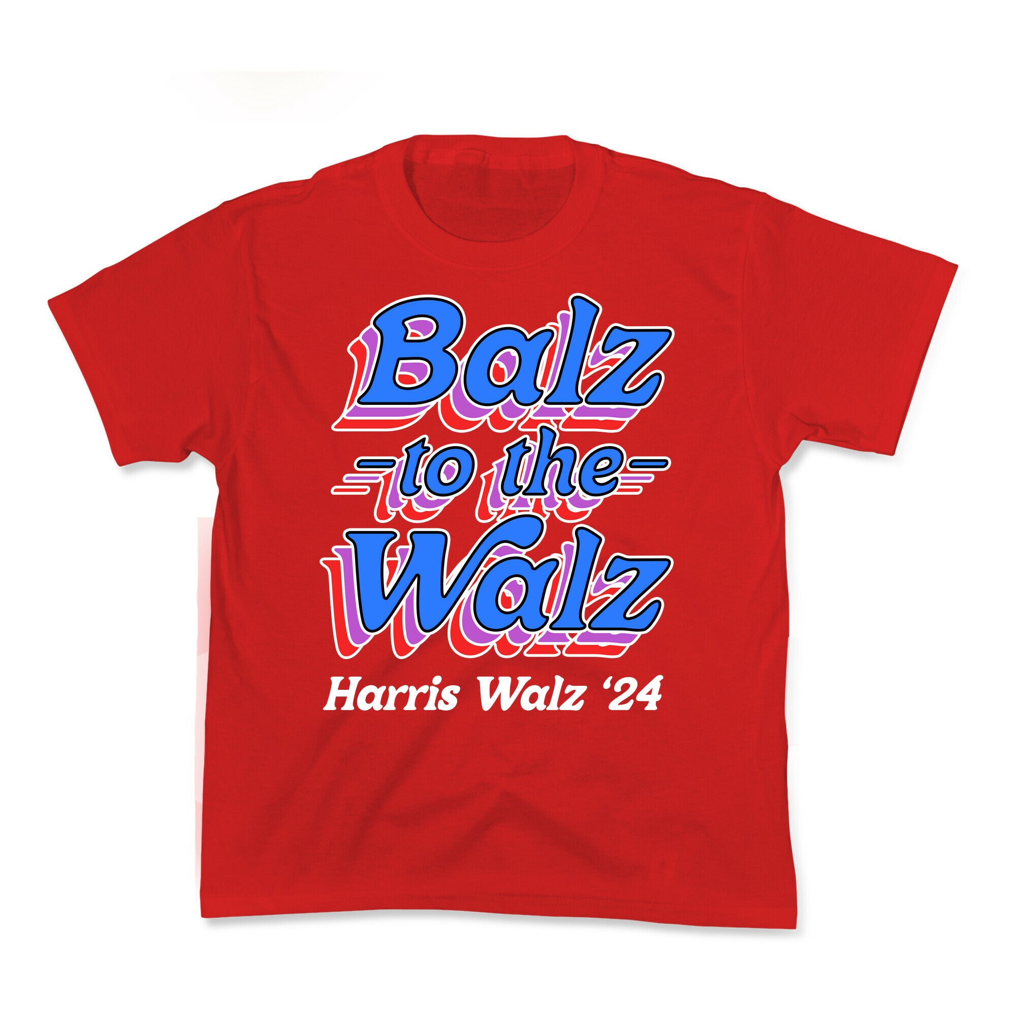 Balz to the Walz \(Harris Walz 2024\) Kids Tee
