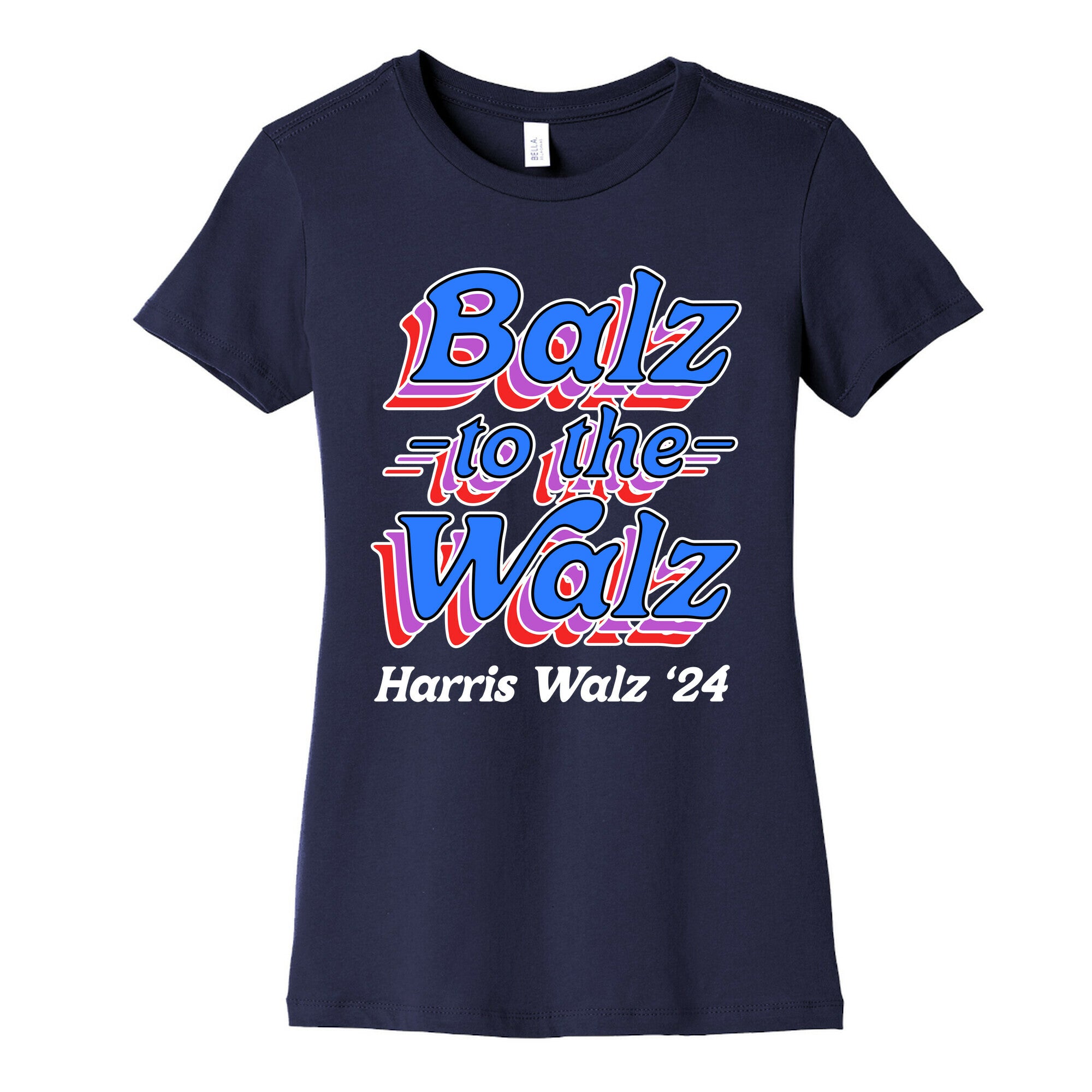 Balz to the Walz \(Harris Walz 2024\) Womens Cotton Tee
