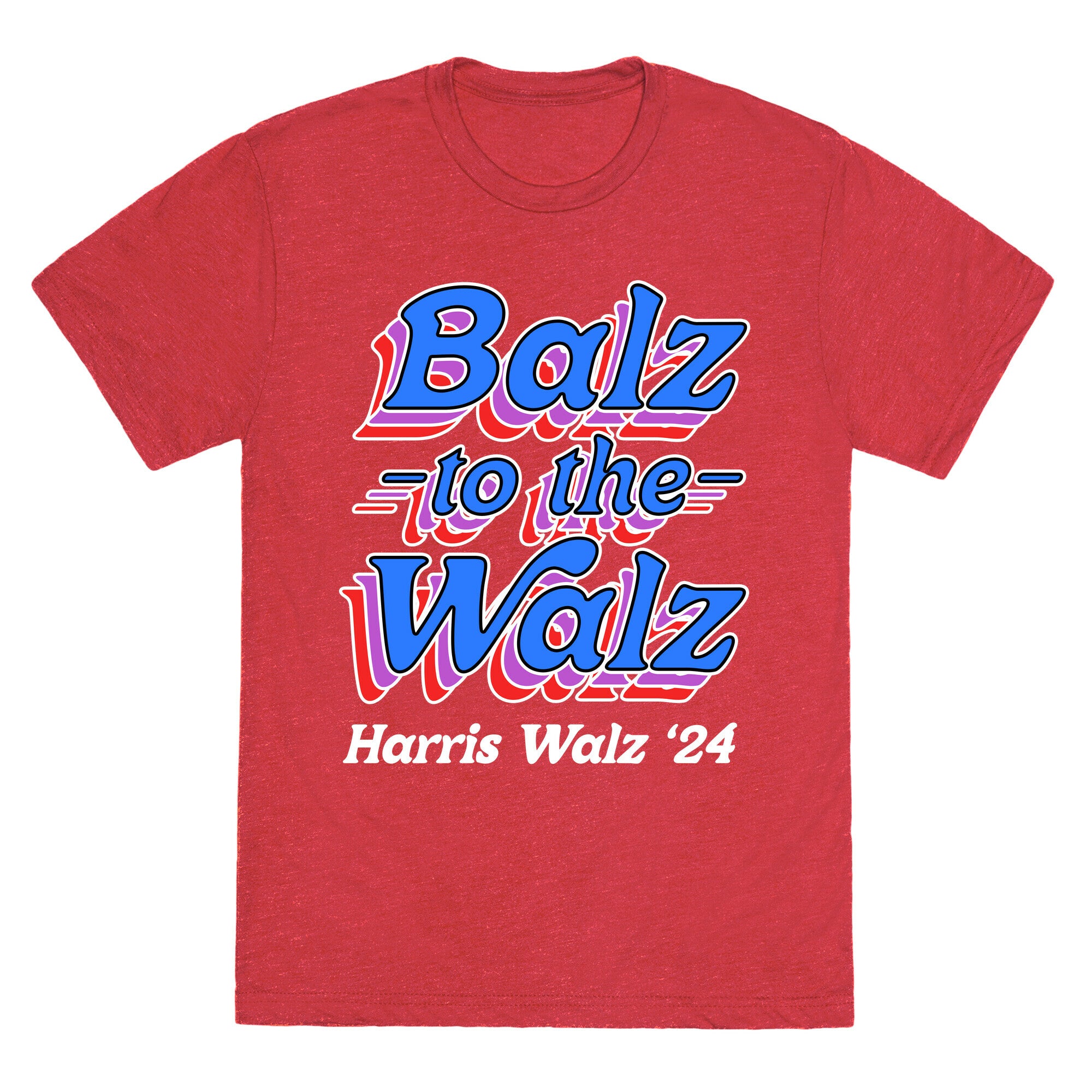 Balz to the Walz \(Harris Walz 2024\) Unisex Triblend Tee