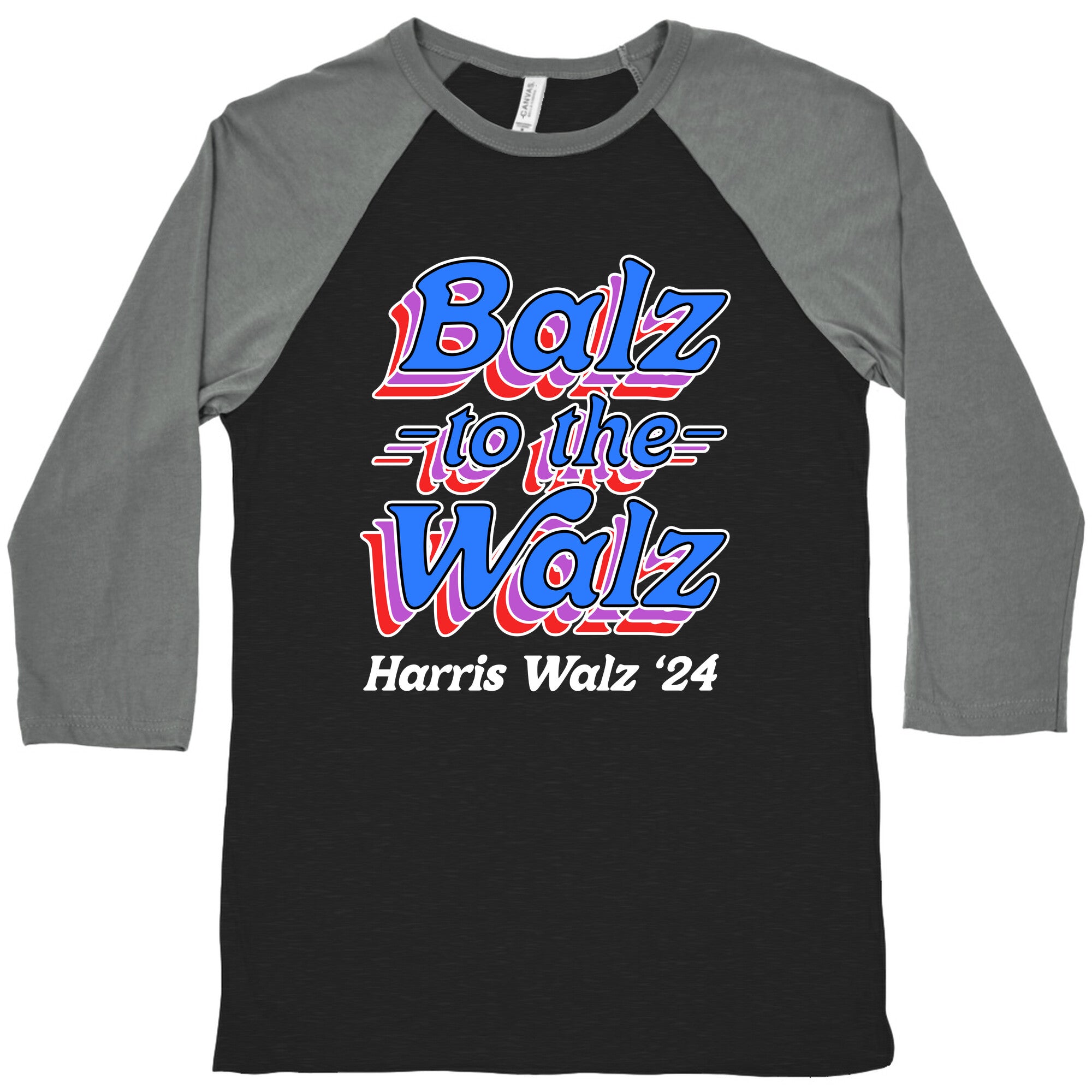 Balz to the Walz \(Harris Walz 2024\) Baseball Tee