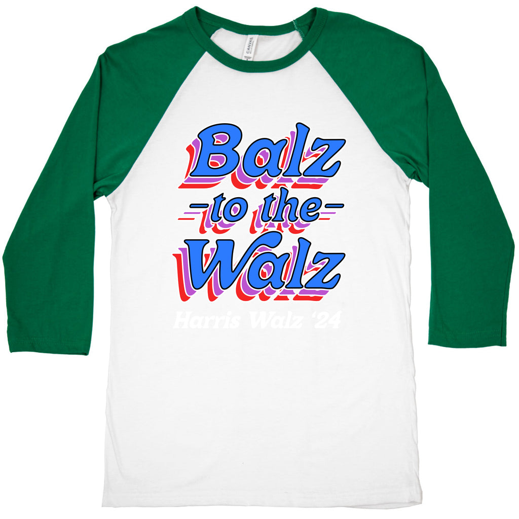 Balz to the Walz \(Harris Walz 2024\) Baseball Tee