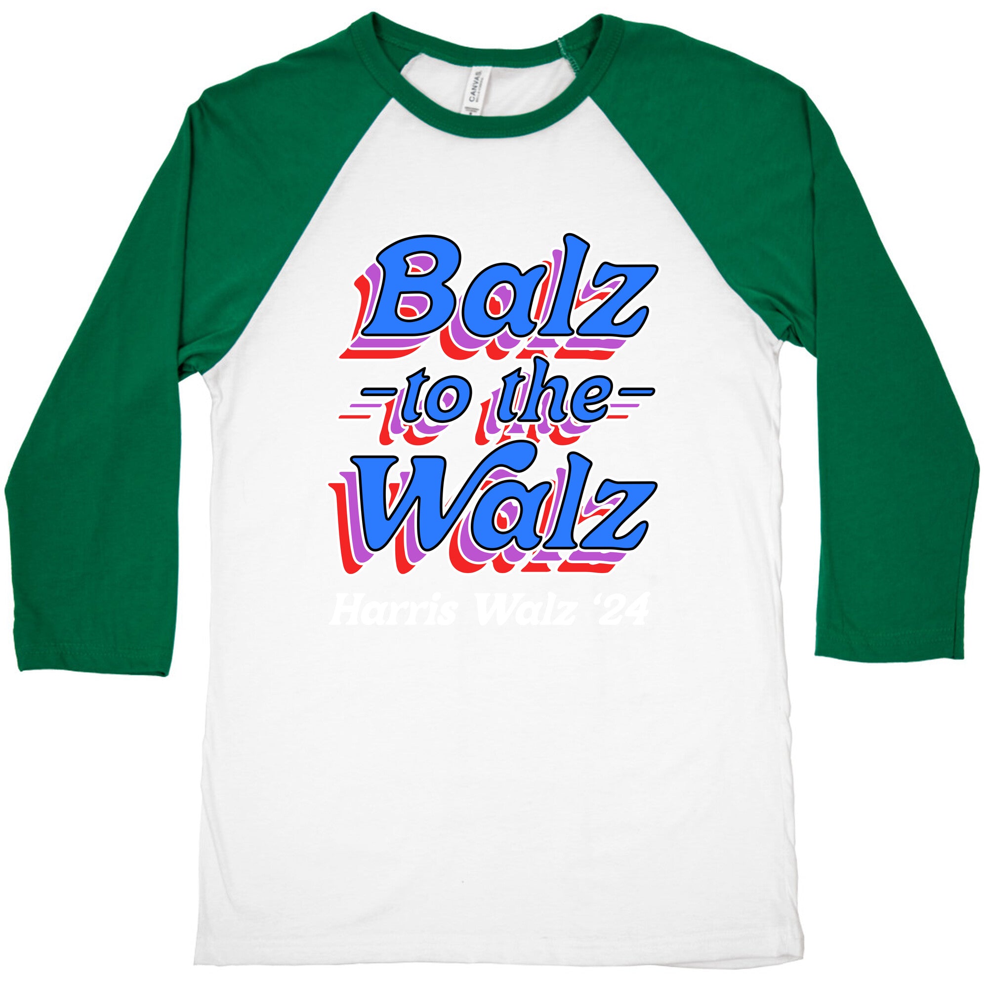 Balz to the Walz \(Harris Walz 2024\) Baseball Tee