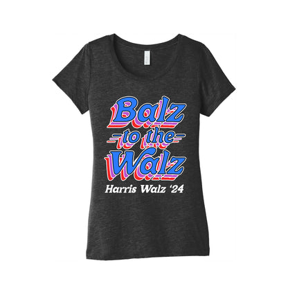 Balz to the Walz \(Harris Walz 2024\) Womens Triblend Tee