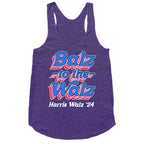 Balz to the Walz \(Harris Walz 2024\) Racerback Tank