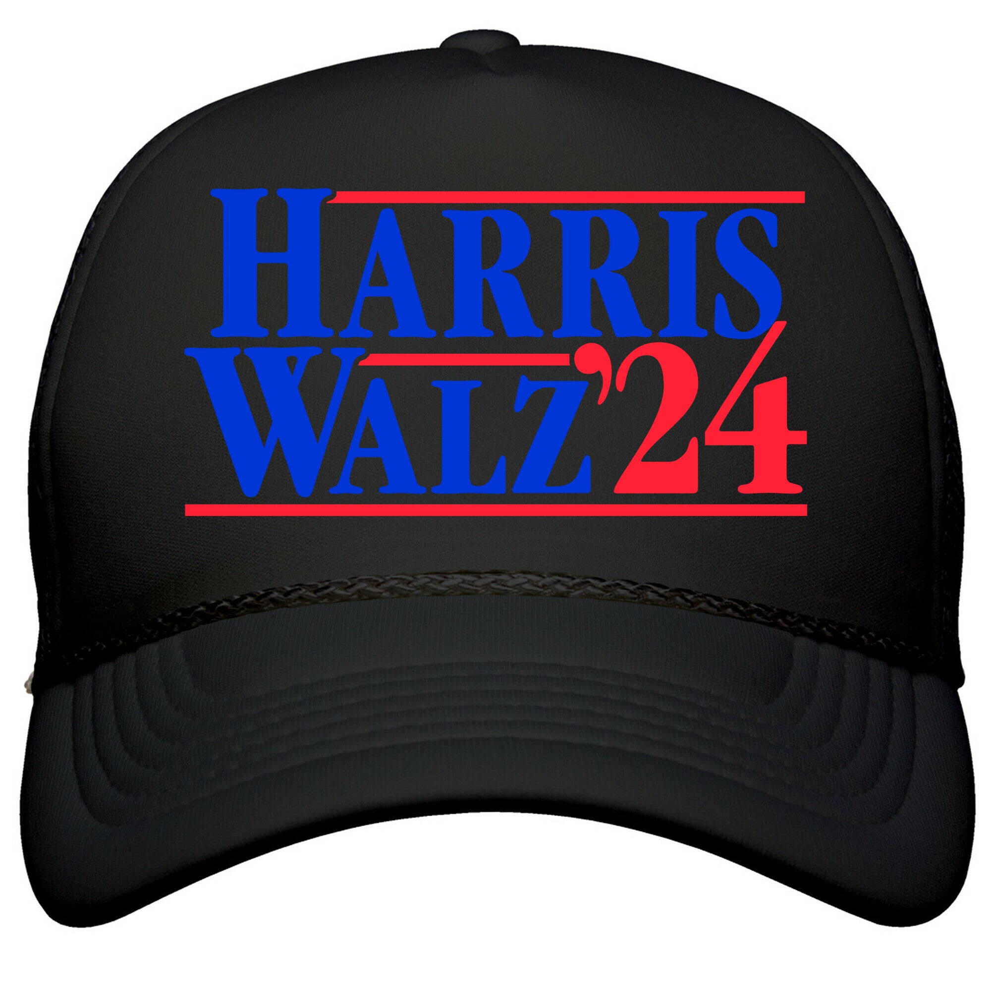 Harris Walz 2024 Blue Snapback Trucker Hat