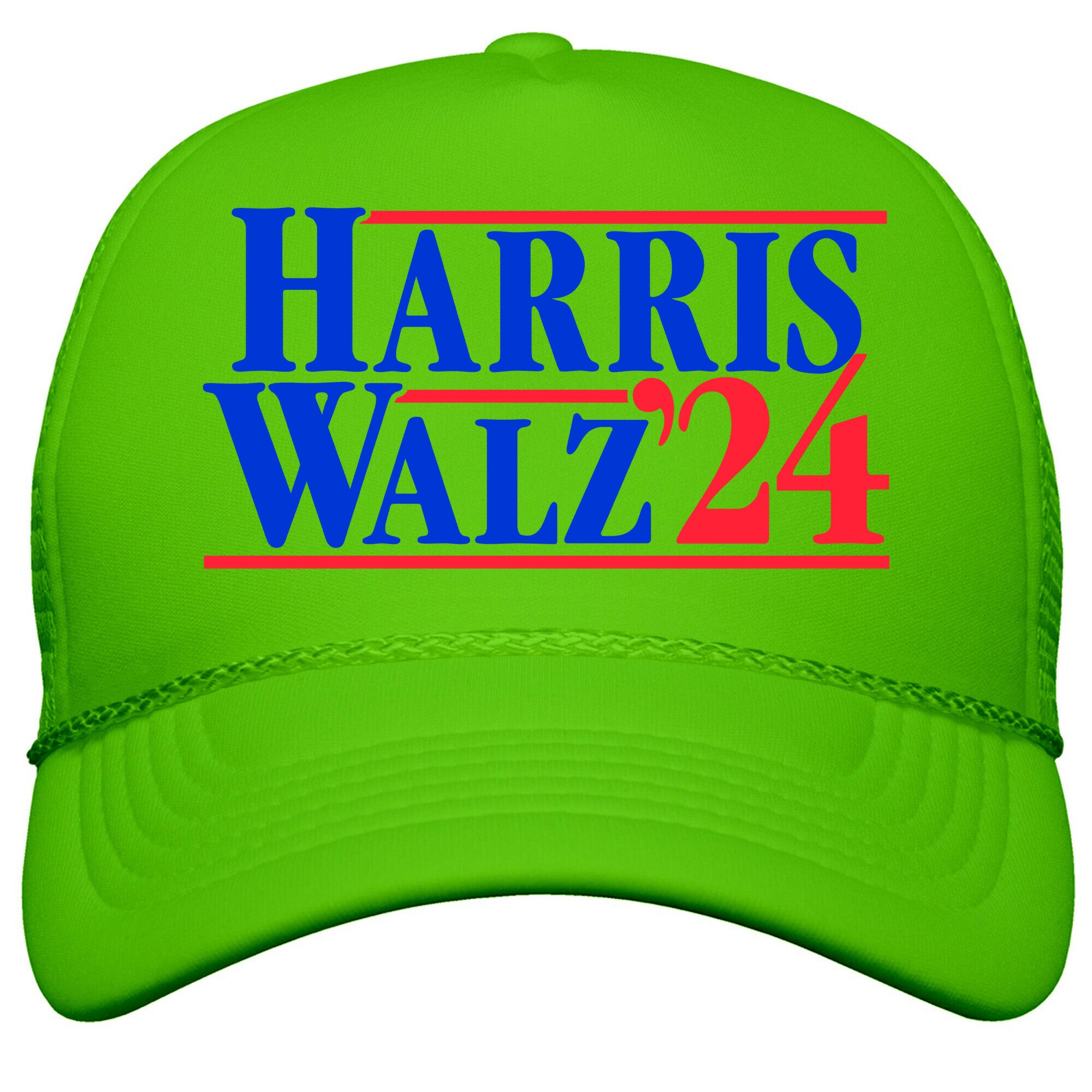 Harris Walz 2024 Blue Snapback Trucker Hat