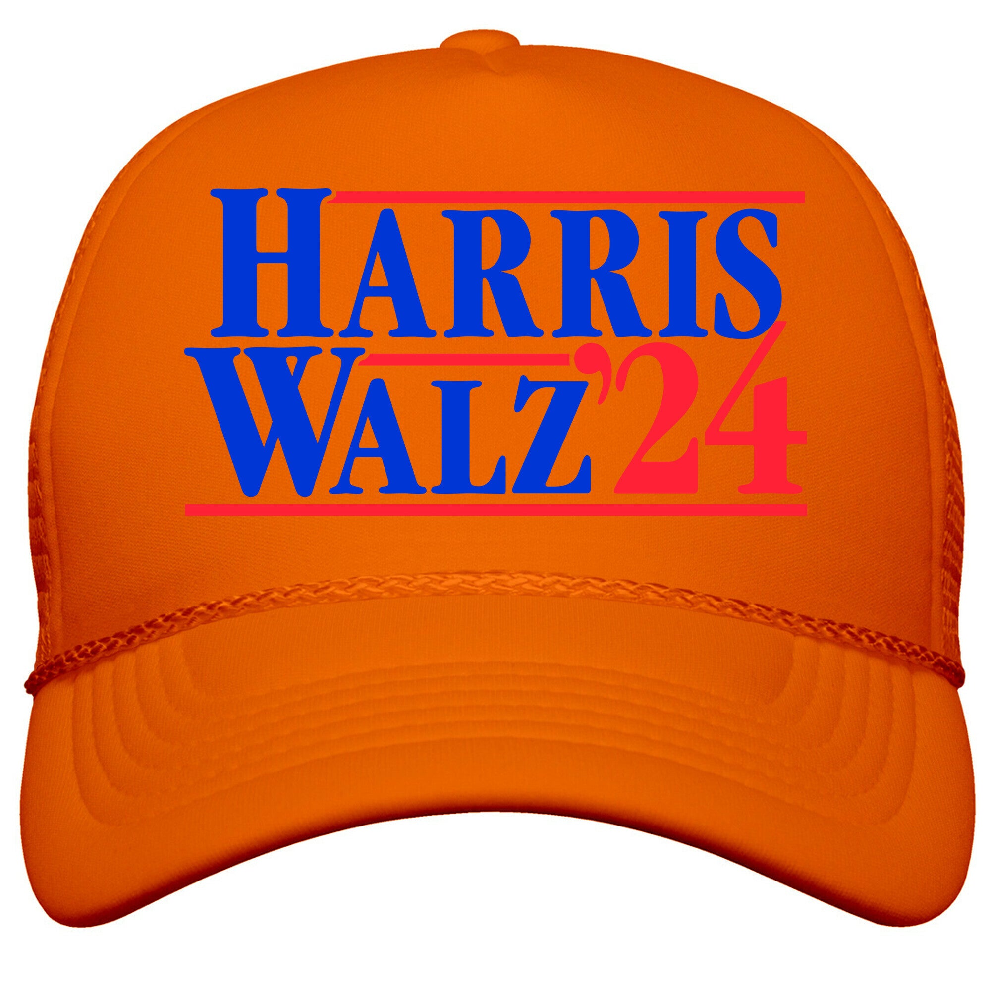 Harris Walz 2024 Blue Snapback Trucker Hat