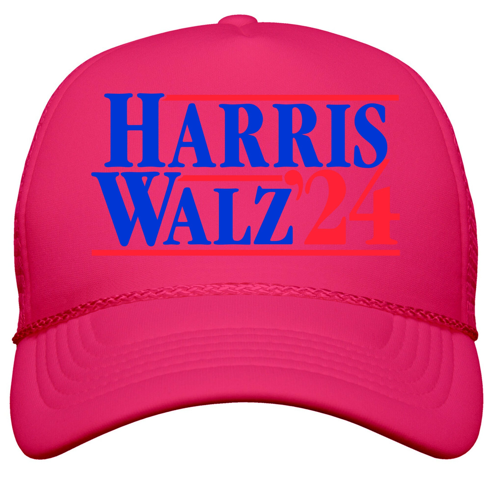 Harris Walz 2024 Blue Snapback Trucker Hat