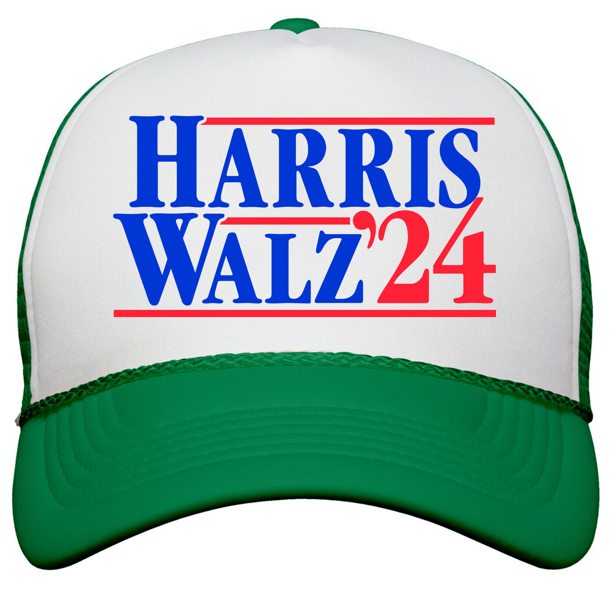 Harris Walz 2024 Blue Snapback Trucker Hat