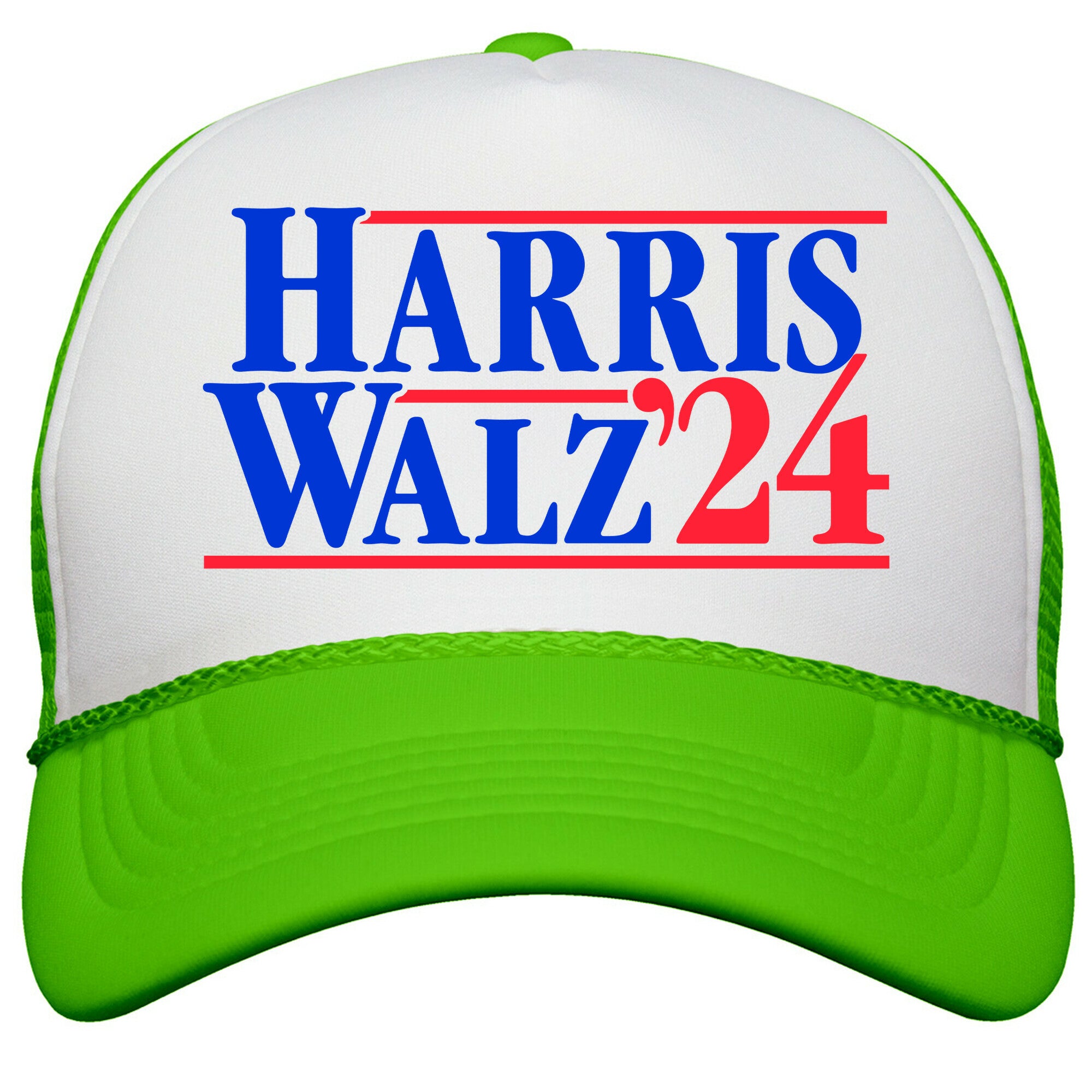 Harris Walz 2024 Blue Snapback Trucker Hat